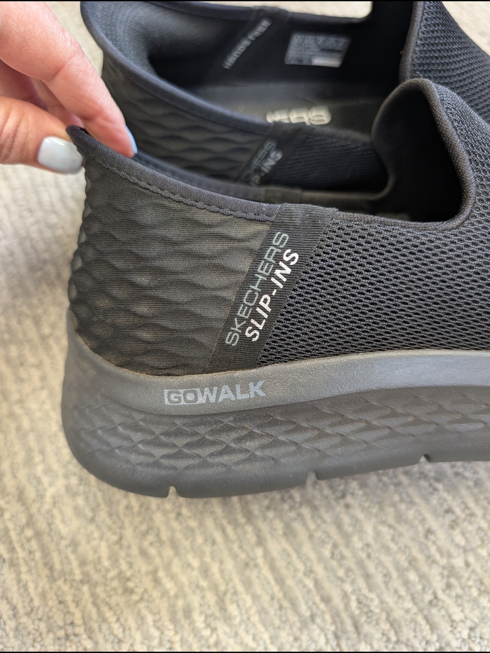 Skechers GOwalk Men's Black Slip-On Walking Shoes